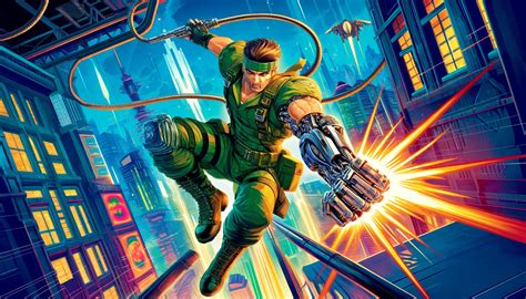 Bionic Commando: A Retro-Futuristic Journey Through a War-Torn Metropolis!